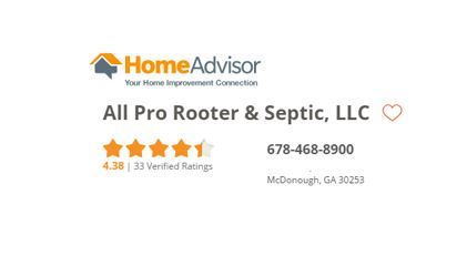 Great ratings with Home Advisor and Angie's List!!