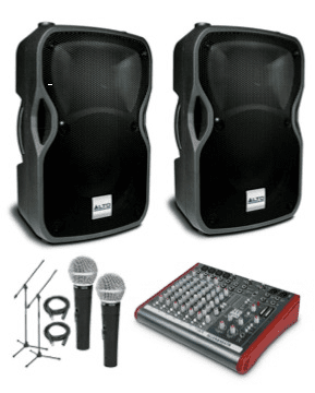 Sound equipment for rent for any sized event or we