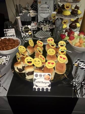 "Emoji" 13th birthday party