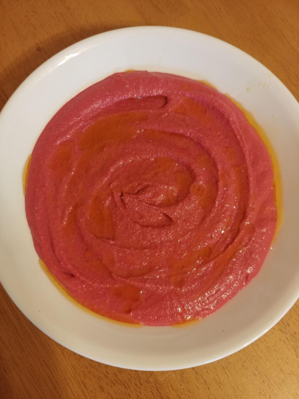 Made hummus with a beet ;)