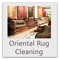 Oriental Rugs are picked up, cleaned by hand, and 