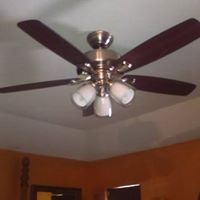 A new ceiling fan installation done.