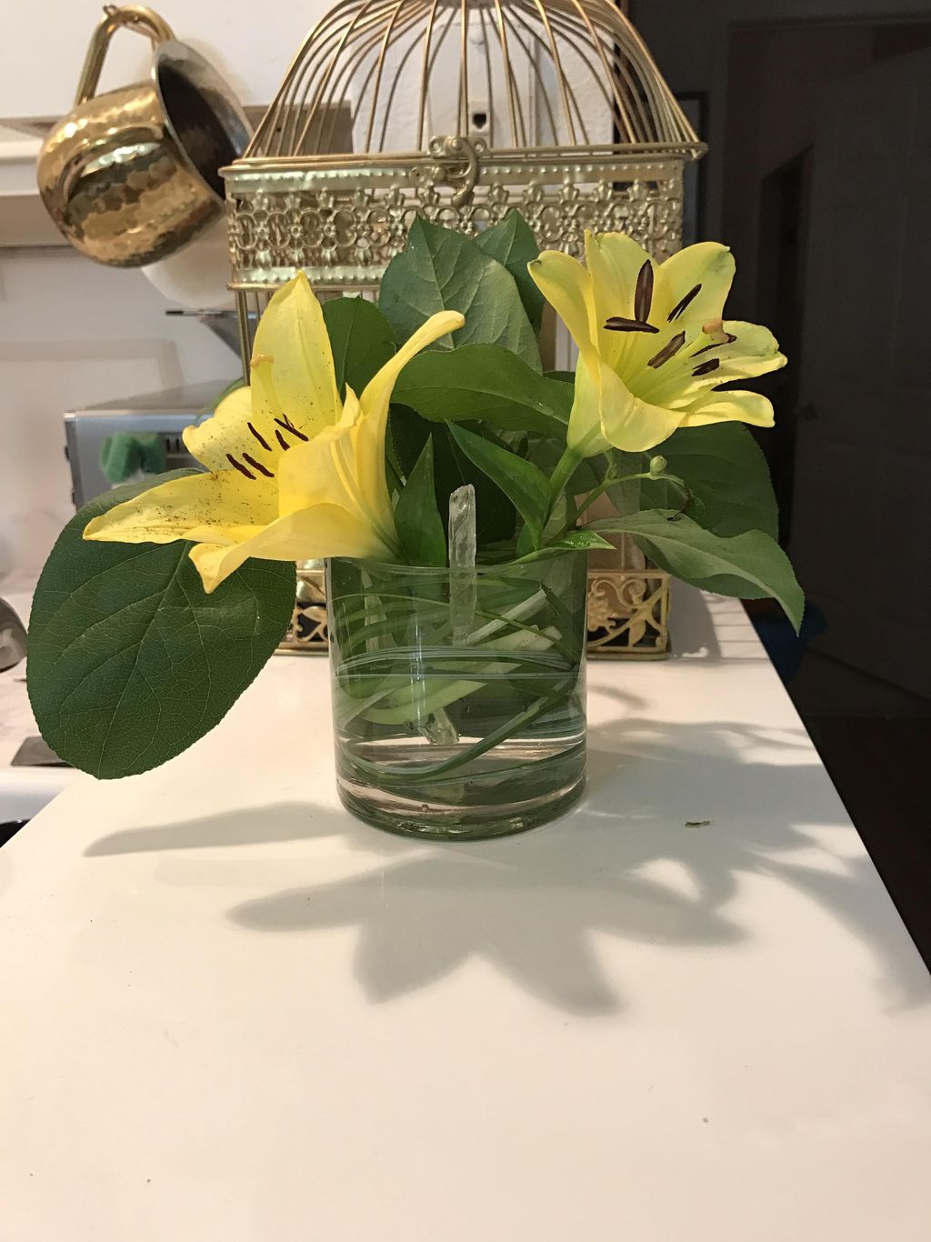 If half of your beautiful flower arrangement is "g