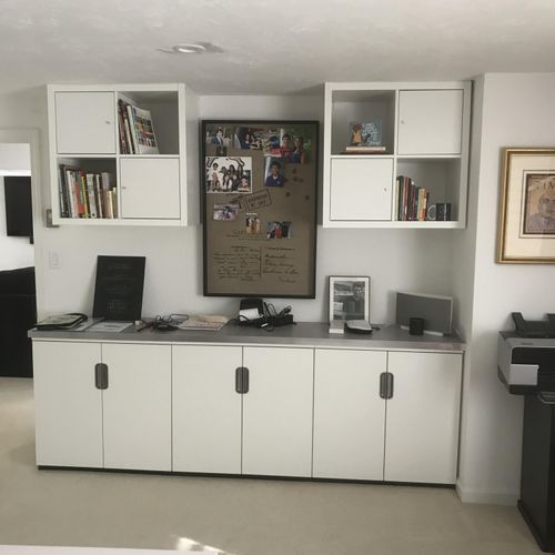 Ikea office cabinetry-assembly and install
