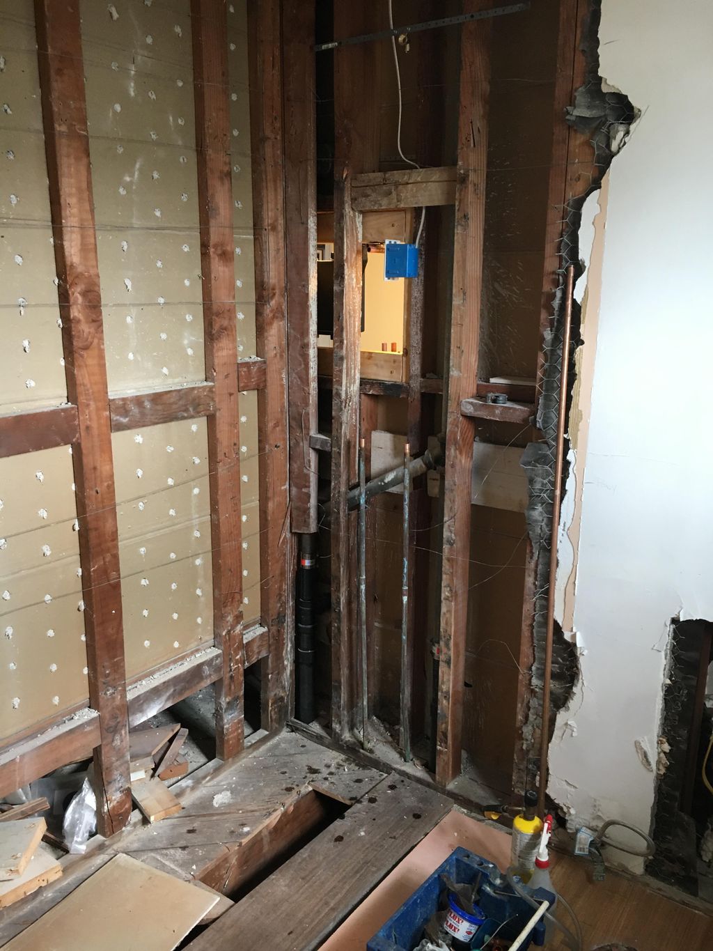 Rough shower Plumbing 