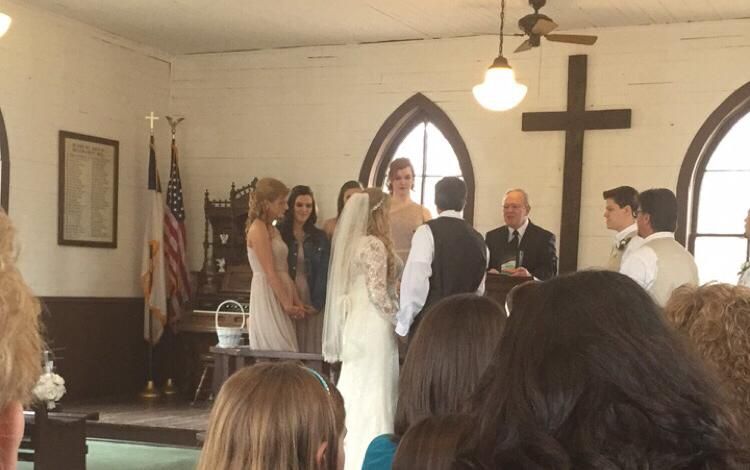 Country & Western Wedding Ceremony at Tannehill St