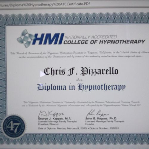 Diploma in Hypnotherapy