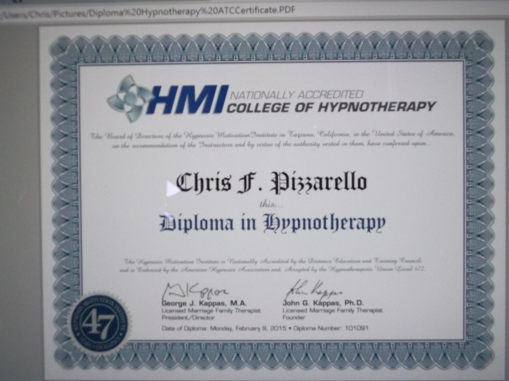 Diploma in Hypnotherapy