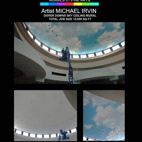 Custom designed and hand painted
Sky Ceilings.