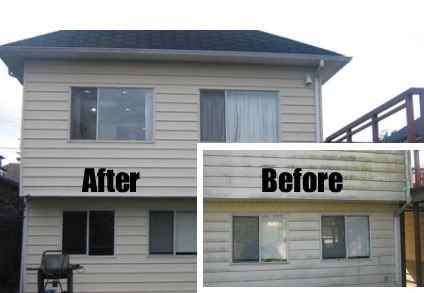 power wash and paint