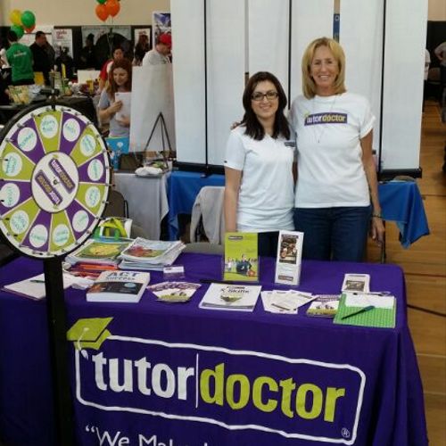 Tutor Doctor table at a school event.