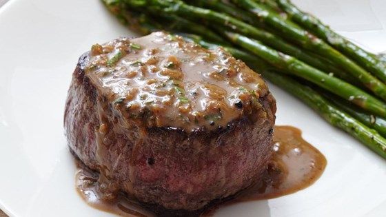 Filet Mignon Sherry- Mushroom Sauce