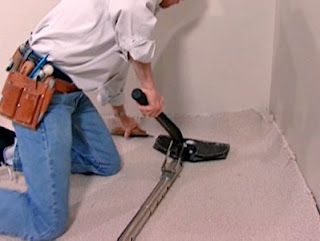 Carpet restretch after water damage and repair