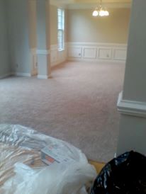 room of carpet we installed