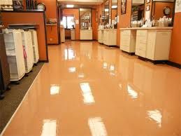Shiny waxed floor!