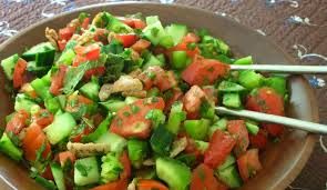 Unique side dishes like Fattoush, Chicken Wild Ric