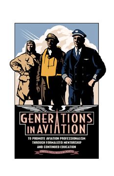Illustration for an aviation book and poster. They