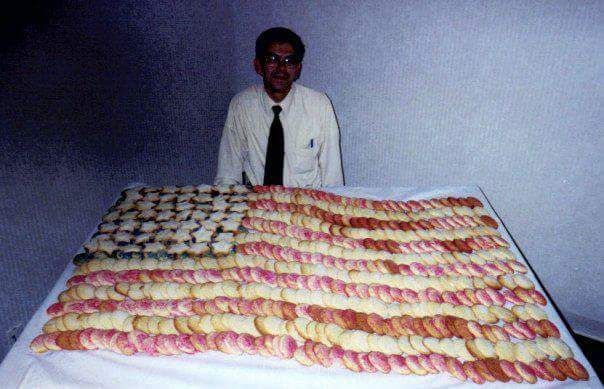 US Flag Cookie Display - Central Intelligence Agen