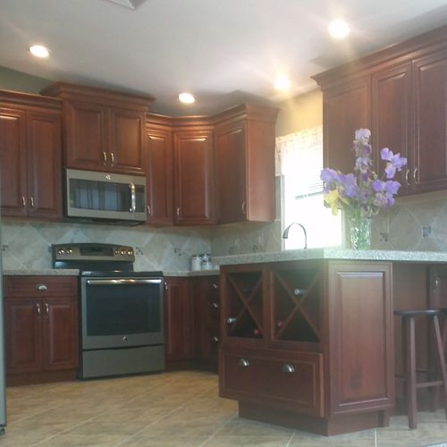 Completed Kitchen in Gilbertsville