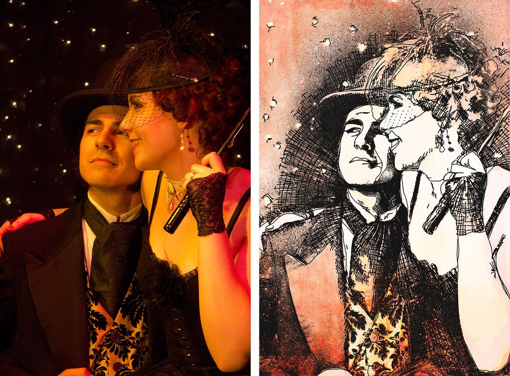 Your photo into line art, Before-and-after!