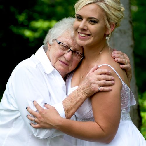 Bride & Grandmother