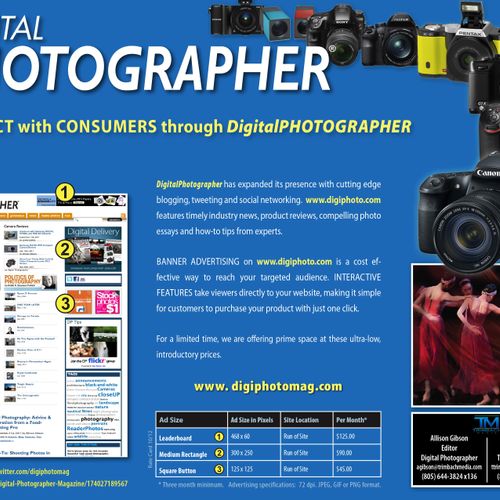 Advertiser promo for Digital Photographer magazine