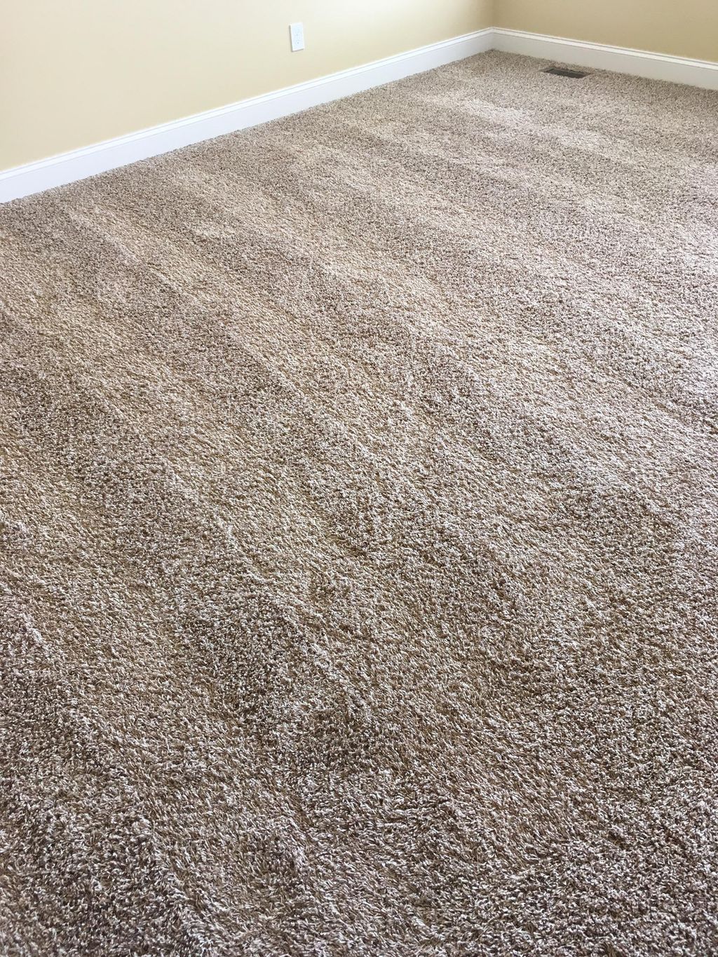 Fluffed carpet back up