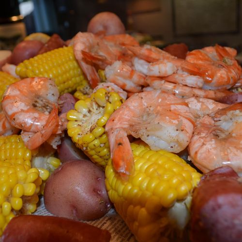 Party friendly shrimp boil