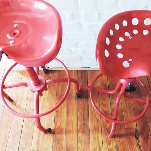 Up-Cycled Tractor Seat Bar Stools