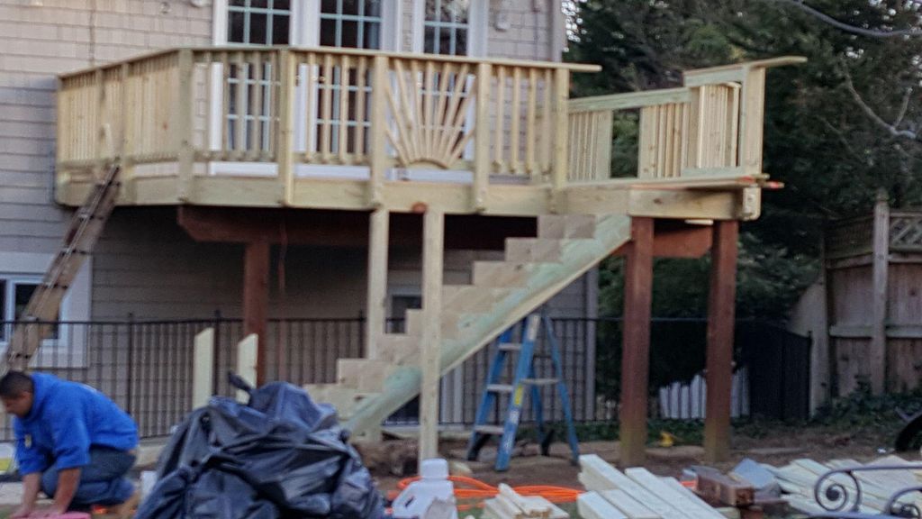 Tacoma park deck in progress