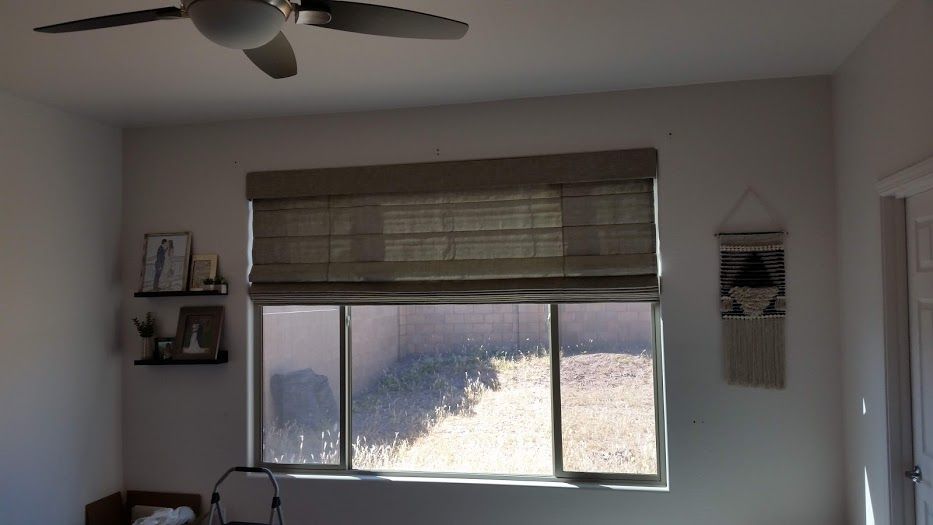 Roman Shades, a nice touch of Fabric