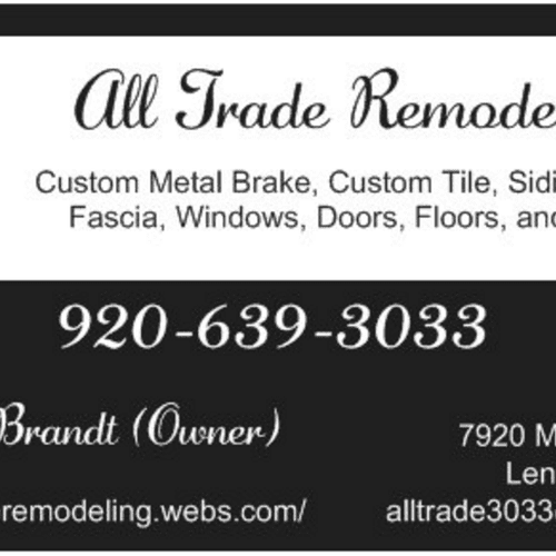 All Trade Remodeling Business Card