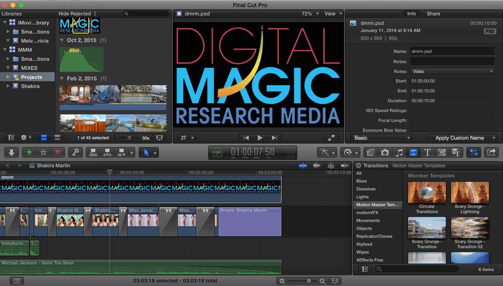 Projects and media