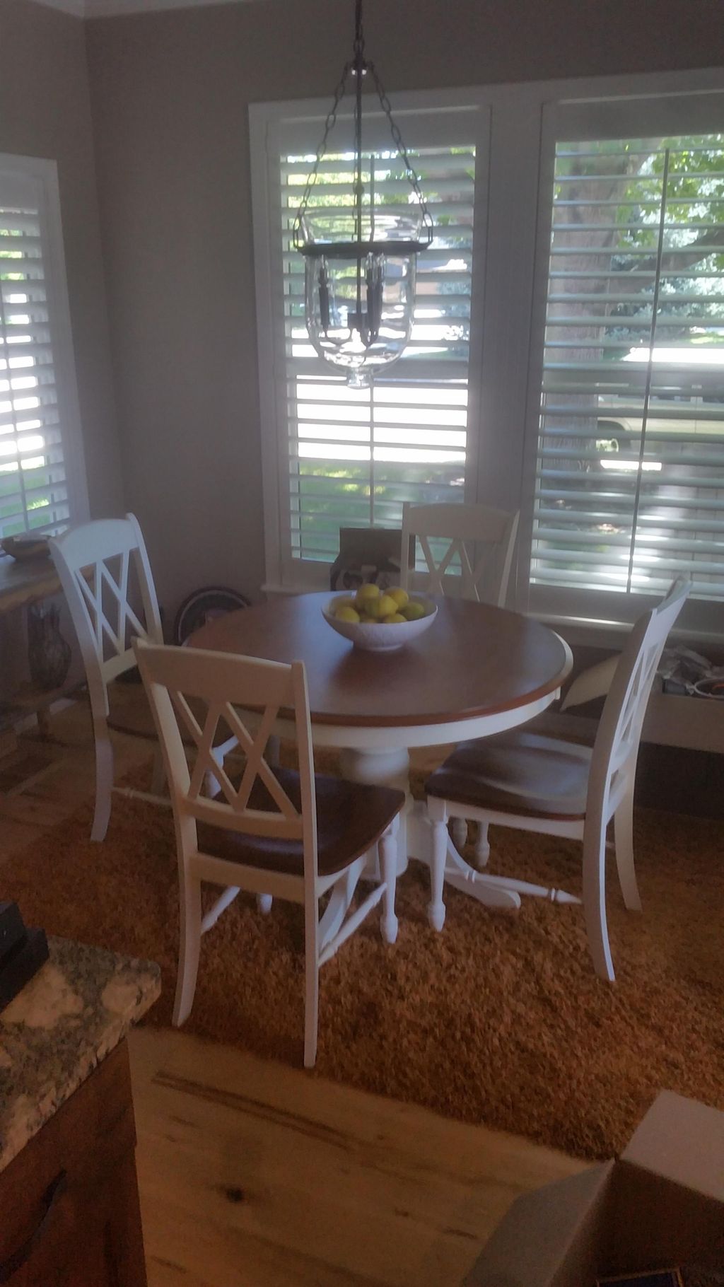 Assembled Dining Table and Chairs