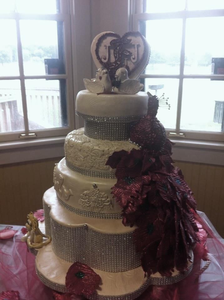 Peacock Wedding Cake
