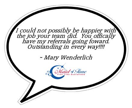 house cleaning testimonial