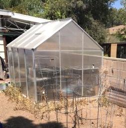 60 square foot greenhouse built.