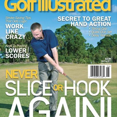 On the cover of 'Golf Illustrated Magazine'