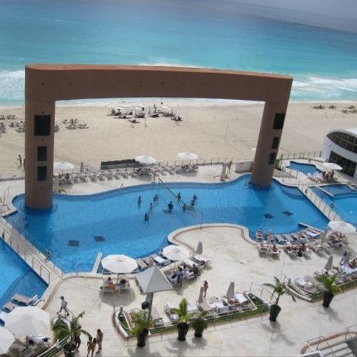 Beach Palace Hotel, Cancun, Mexico
