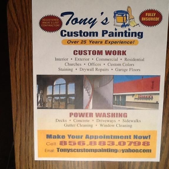 Tonys Custom Painting and Powerwashing