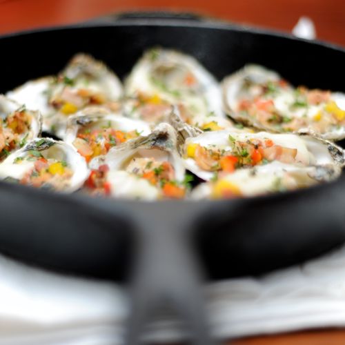 Oysters Casino in Cast Iron