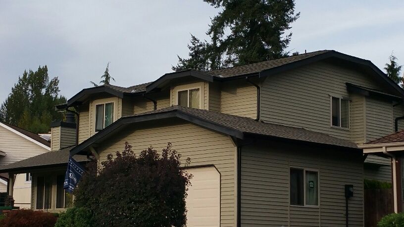 New Roof, Eaves & Gutters