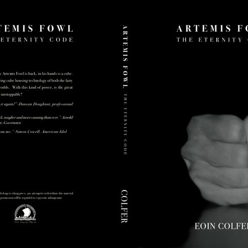 Contest winning book cover #2
Artemis Fowl Book 3.