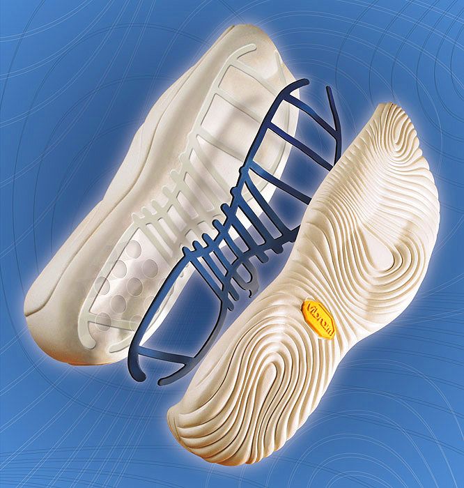 Tech illustration for Nurse-Mates comfort shoes