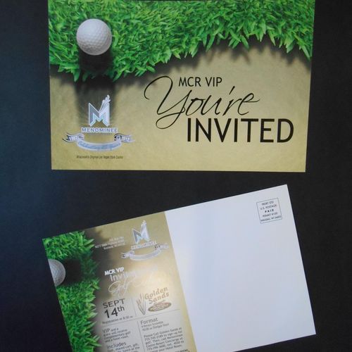 Postcard invitation