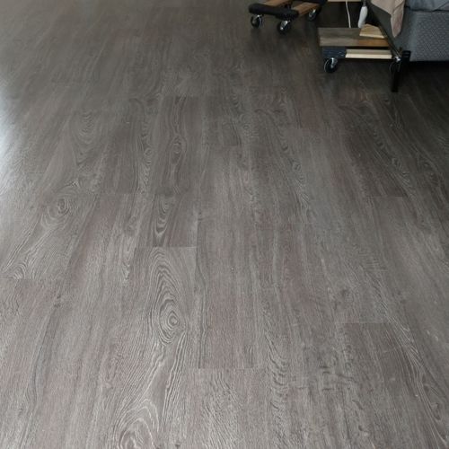 New laminate flooring