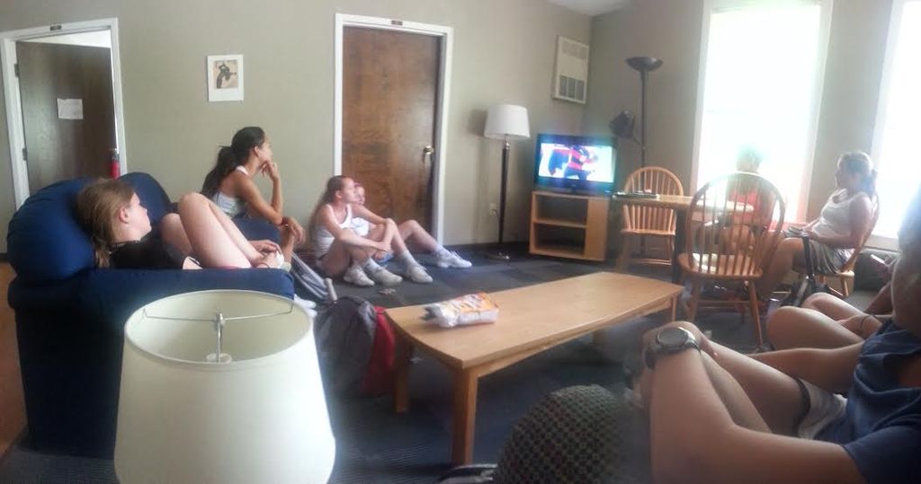 watching USA in a world cup match!