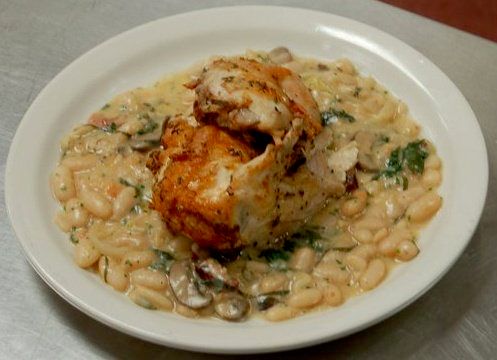 Tuscan Free Range Roasted Chicken with White Bean 