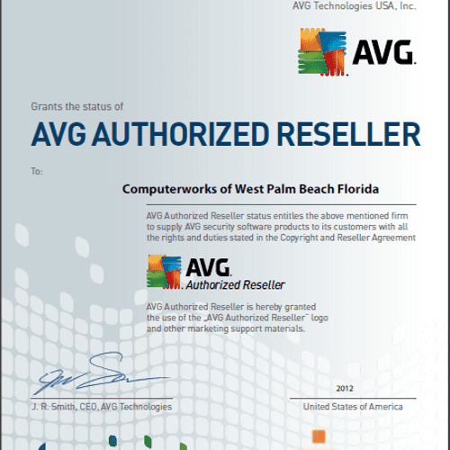 AVG authorized reseller