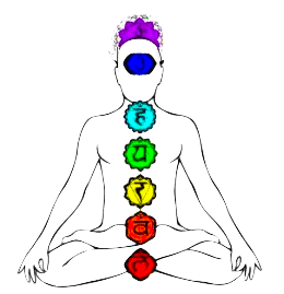 Chakra means 'wheel' in Sanskrit. A chakra is an a